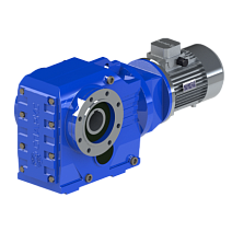 Мотор-редуктор коническо-цилиндрический KAZ-S57-57.42-13.06-0.25 (PAM80, 8P) sf= 2.97